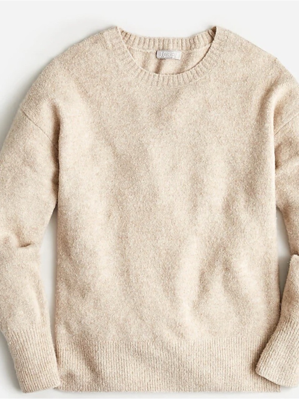 J. Crew Crewneck Sweater in Oatmeal